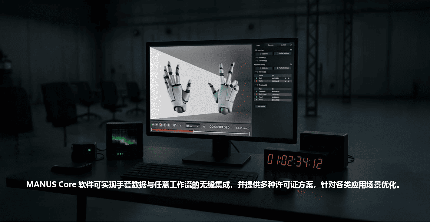 MANUS Metagloves Pro Haptic触觉反馈数据手套